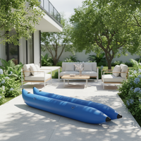Bouée flottante gonflable en PVC personnalisée pour 5 à 10 passagers, capacité de 100 à 500 kg, type banane ou ponton.