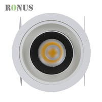Mini projecteur LED COB encastré de haute qualité en nid d'abeille 6W