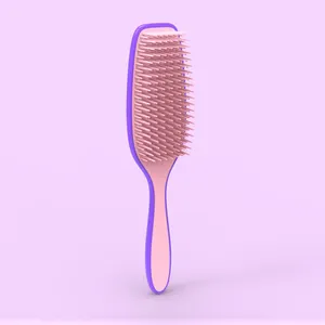 Hot Sale custom logo and color Hair Detangling brush Tangle Hairbrush for women