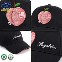 Gorras de Béisbol de Estilo Casual con Logotipo Bordado Premium Vintage de Hat Factory, con Diseño de Caracteres Chinos para Uso Diario