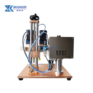 Machine de capsulage semi-automatique électrique Bosker <span class=keywords><strong>BSK</strong></span>-X01 à 4 roues, 2400 BPH, commande automatique/à pédale, pour bouteilles en plastique, facile à utiliser pour les aliments et les boissons - Product Image 6