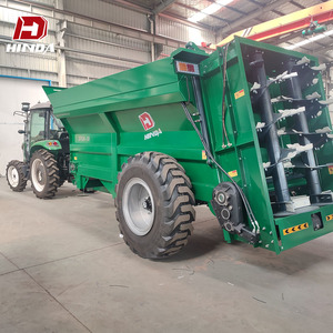 Épandeur de fumier solide à double essieu 6m³ – Machine robuste pour l'épandage de fumier de bétail et de compost – Matériel agricole pour ferme laitière - Product Image 3