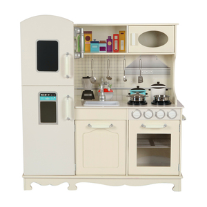 Juego de Cocina de Juguete Personalizable para Niños - Cocina de Juguete de Madera con Horno Realista, Refrigerador y Diversión Culinaria - Product Image 4