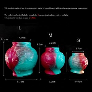 Faak - Potenciador de Nudos de Silicona Personalizado para Juguetes Sexuales con Forma de Dildo para Hombres, para Agrandamiento del Pene - Product Image 2