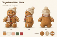 Porte-clés en peluche personnalisé en forme de petit ours, adorable breloque en forme d'ours en peluche avec bonnet tricoté