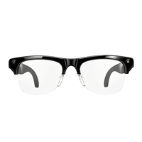 Lunettes Intelligentes IA avec Caméra 8MP, Lecture Musicale, Assistant Vocal, Étanchéité IPX67, Vidéo 1280x720P, Portables et Compatibles iOS/Android