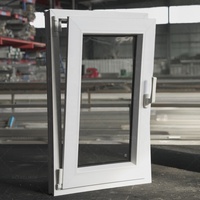Ventanas de PVC Estilo Europeo, Insonorizadas, Abatibles y Giratorias, Resistentes a Impactos, con Mosquitera