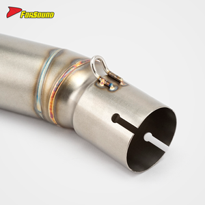 Tubo de escape de secció<span class=keywords><strong>n</strong></span> media de escape de acero inoxidable de 51mm para <span class=keywords><strong>Kawasaki</strong></span> Ninja400 - Product Image 5