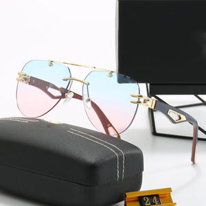 24 High Quality Luxury Brand Sunglasses Women Polarized Fashion Metal Eye <b>Ladies</b> Vintage Brand Designer Female <b>Sun</b> <b>Glasses</b> - Product Image 1
