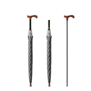 Parapluie de voyage multifonctionnel léger et personnalisable pour personnes âgées, avec poignée longue, antidérapant, imperméable et protecteur solaire - Product Image 1