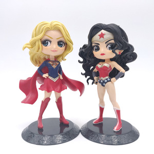 Figuras de acción transfronterizas de Joker, Wonder Woman, Harley Quinn <span class=keywords><strong>y</strong></span> <span class=keywords><strong>Superman</strong></span> con base para decoración - Product Image 3