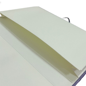 Carnet en PU avec impression de logo personnalisé, couverture bicolore, cadeau de conférence, papeterie en gros - Product Image 4