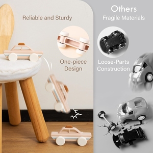 Giocattolo per bambini Push and Go auto giocattolo <span class=keywords><strong>in</strong></span> Silicone per alimenti facile da pulire - Product Image 4