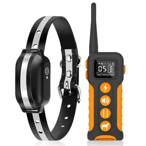 Best Sale IP67 Waterproof Remote 1000m Vibration and Static Shock Dog Barking Control Device Training collar