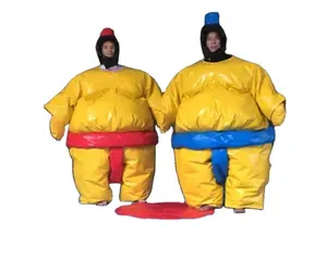 购买成人泡沫垫摔跤相扑垫套装带床垫的衣服，儿童相扑套装用于娱乐竞技场游戏