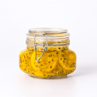 Grand pot de conservation hermétique en verre à grande capacité pour aliments, biscuits, bonbons, cornichons, grains de café – Bocal en verre scellé pour cuisine