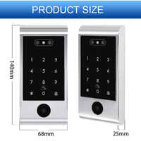 Sistem Kontrol Akses Mandiri IP67 TTLock dengan Pengenal Wajah & QR, Tanpa Kunci, Kartu NFC M1, Sistem Masuk Pintu Pintar