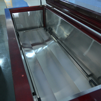 Ataúd Refrigerado de Cobre Estilo Americano con Tallados Artesanales Exquisitos, Enfriamiento por Aire Confiable, Alta Calidad, Madera de Caoba para Funerales
