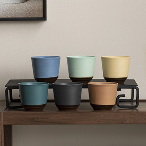 Taza <span class=keywords><strong>de</strong></span> Cerámica Hecha a Mano, Estilo Moderno y Sencillo, para Té y Café, <span class=keywords><strong>de</strong></span> Gres Mate, para Bebidas Calientes - Product Image 3