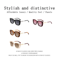 Nuevas Gafas de Sol de Acetato de Lujo con Diseño de Mariposa, Protección UV400, para Mujer, Moda de Alta Gama, Venta Directa de Fábrica