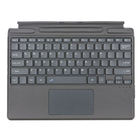 Keyboard Wireless RGB Backlit dengan Touchpad dan Fungsi Magnetik untuk Tablet Surface Pro9/8/X Versi Touch