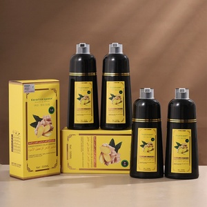 Shampooing Colorant Noir Instantané Naturel en Gros, Teinture Capillaire Permanente au Gingembre - Product Image 6