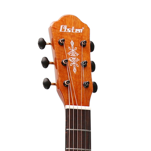 กีตาร์อะคูสติก<span class=keywords><strong>เสือ</strong></span>เมเปิ้ลขนาดเล็ก36นิ้วดีไซน์แบบตัดได้เงางามสำหรับเด็กผู้ใหญ่ผู้เริ่มต้น - Product Image 6
