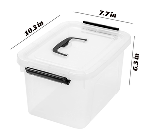 Clear Plastic Storage Boxes <b>Bins</b> Trade Assurance Transparent Multi-Purpose Sundries Storage <b>Rectangle</b> Household Use - Product Image 3