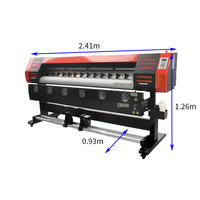 Impresora uv de 1,6 m de ancho, máquina de impresión interior, plóter para impresión de pegatinas de banner flexible, rollo de impresión uv a rollo