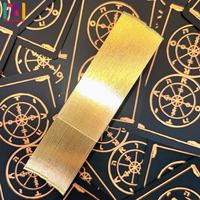 Cartes de tarot et d'oracle personnalisées par le fabricant, boîte imprimée offset de qualité supérieure avec design holographique doré et bords dorés