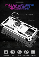 Casing Xiaomi Poco X3 Pro, Casing Ring, Kickstand, Pelindung Anti Benturan untuk Poco X3 NFC