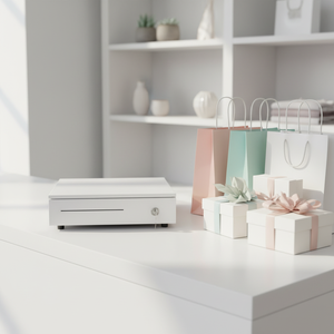 <span class=keywords><strong>Caja</strong></span> <span class=keywords><strong>Registradora</strong></span> con 4 Compartimentos para Billetes y Monedas, <span class=keywords><strong>Caja</strong></span> de Dinero de Alta Calidad a <span class=keywords><strong>Precio</strong></span> Económico - Product Image 2