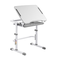 Ensemble de bureau et de chaise d'étude pour étudiants, design standard ergonomique, hauteur réglable, pour salle de classe