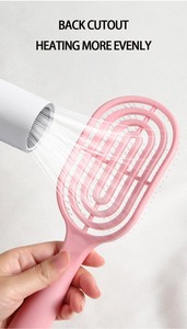 <span class=keywords><strong>Brosse</strong></span> à <span class=keywords><strong>cheveux</strong></span> <span class=keywords><strong>bouclés</strong></span> pliable avec coussin en nylon ionique à poignée personnalisée, massage du cuir chevelier, démêlage, avec ventilation / utilisation à sec, forme ronde - Product Image 5