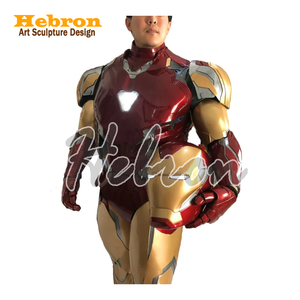 Costume <span class=keywords><strong>Superman</strong></span> bleu foncé personnalisé pour hommes adultes, ensemble de costumes de cosplay avec personnages de films, haut en tissu tridimensionnel - Product Image 3