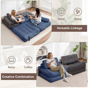 Top Chinese Ecommerce Sites Modern Foldable Reclining <b>Small</b> Carton <b>Daybed</b> Sofa Living Room Reception Furniture Wholesaler Foshan - Product Image 1