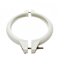 Petite pince de gorge d'anneau de cou de cylindre de sable de 1.5 pouces outils et accessoires de piscine noirs et blancs pour la piscine