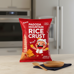 Croustilles de riz bio épicées, croustillantes, fines, cuites, saveur <span class=keywords><strong>montagne</strong></span>, format pagode, échantillon - Product Image 4