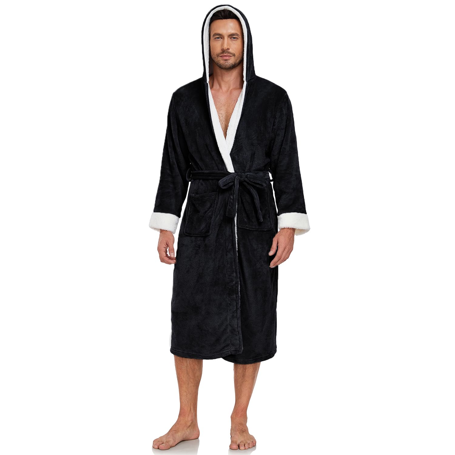 hooded black