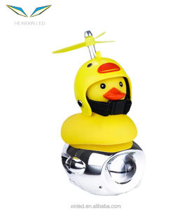 Casco de viento roto para bicicleta, luz pequeña para ciclismo de montaña o carretera, de pie de pato amarillo, nuevo - Product Image 2