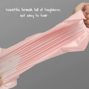 CFC Pink Color Express PE Bag Factory Buen precio de descuento Entrega rápida Mailing Wholesale Bolsa de embalaje de plástico polivinílico impermeable - Product Image 4