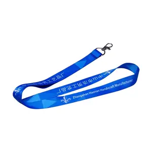 Personalized Polyester Keychain Neck Strap Lanyard Sublimated Printed With Logo Blank Lanyards