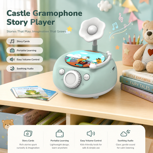 OEM Plastic Children's Story Teller Record Player Educational <b>Music</b> Phonograph Story Machine for 2-4 Year Olds Factory - Product Image 5