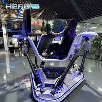 HeroVR Mini F1 Simulador de Conducción asiento de coche de carreras 3 pantalla grande interior/exterior para centros comerciales lugares públicos jardines