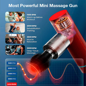 Q9558 Nueva Idea de Producto 2025 Pistola de Masaje 100% Probada, Drenaje Linfático Corporal Personalizado, 4 Cabezales de Masaje, 5 Niveles de Velocidad - Product Image 4