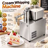 Machine industrielle automatique d'aération de crème, mélangeur de pâte à gâteau SUS304 CE 15kW pour ligne de production continue