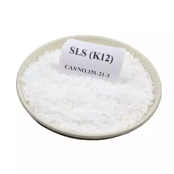 Pabrik langsung 99% Sodium Laury sulfat Powder K12/SLS/Sodium Dodecyl Sulfate CAS 151-21-3