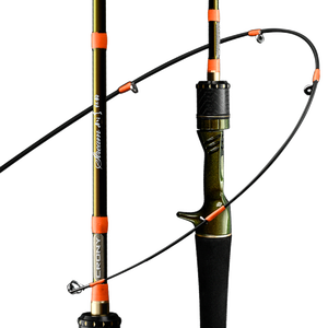 Caña de Pescar de Fibra de Carbono de Dos Secciones Personalizada CRONY UL/XUL, 1.42m/1.73m/1.83m, para Trucha, Lubina, Spinning, Casting, Baitcasting, Río, EVA - Product Image 1