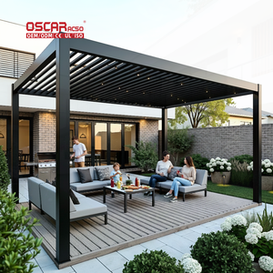 Pergola <span class=keywords><strong>6x4</strong></span> avec fonction pare-soleil et ventilation, structure moderne et élégante pour terrasse et jardin - Product Image 1