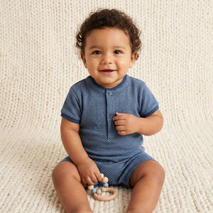 organic bamboo High Quality Short Sleeves Summer Newborn Kids romper newborn 100 % cotton baby clothing oem romper manufacturer - Product Image 1